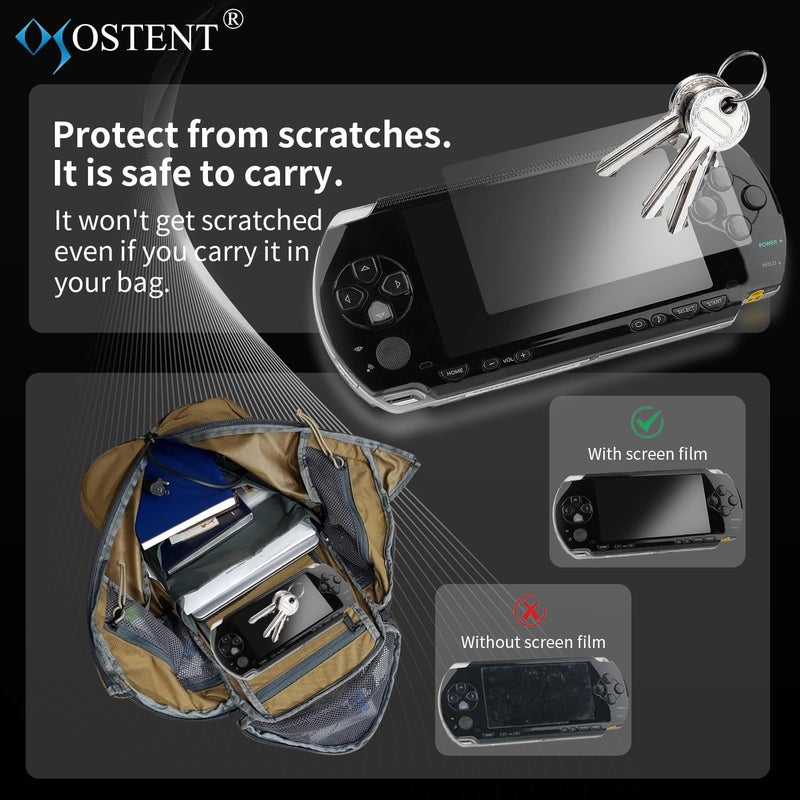 OSTENT 3 × فيلم حماية شاشة فائق الوضوح لجهاز سوني PSP 1000/2000/3000 - Image 2